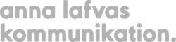 Anna Lafvas Kommunikation